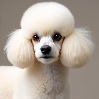 Coupe de caniche professionnelle